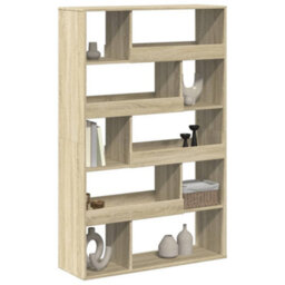Berkfield Bookcase Sonoma Oak 100X33X156.5 Cm Engineered Wood - thumbnail 3