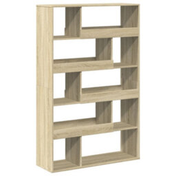 Berkfield Bookcase Sonoma Oak 100X33X156.5 Cm Engineered Wood - thumbnail 2