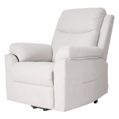Living And Home White Single Sofa Recliner Armchair Reclining Chair - image 1