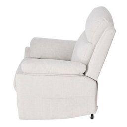 Living And Home White Single Sofa Recliner Armchair Reclining Chair - thumbnail 4