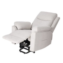Living And Home White Single Sofa Recliner Armchair Reclining Chair - thumbnail 2