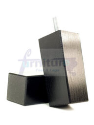 L&F 4X Replacement Furniture Legs Solid Wood 110mm High Sofas Chairs Settee Cabinets Legs M8 Tsp2055 Black - thumbnail 5