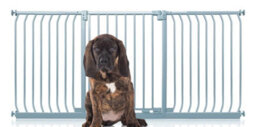 Bettacare Elite Pressure Dog Gate, 188Cm - 197Cm, Matt Grey, Pressure Fit Pet Gate For Dog And Puppy - thumbnail 1