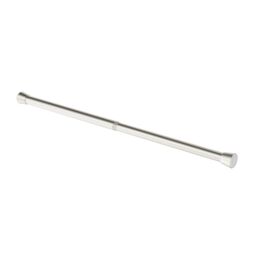 GoodHome Athens Satin Grey Nickel Effect Extendable Single Curtain Pole Set, (L)600mm-900mm (Dia)28mm - thumbnail 2