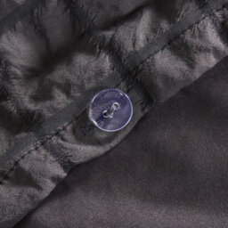 OHS Luxury Seersucker Duvet Cover Set Geo Pillowcase Quilt, Charcoal - Double - thumbnail 5