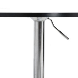 Berkfield Bar Table Black 60X60X90 Cm Engineered Wood And Chromed Steel - thumbnail 8
