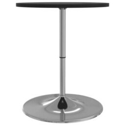 Berkfield Bar Table Black 60X60X90 Cm Engineered Wood And Chromed Steel - thumbnail 6