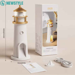 Moon Projection Lighthouse Night Light With Bluetooth - thumbnail 2