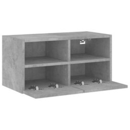 Vidaxl Tv Wall Cabinet Concrete Grey 60X30X30 Cm Engineered Wood - thumbnail 7