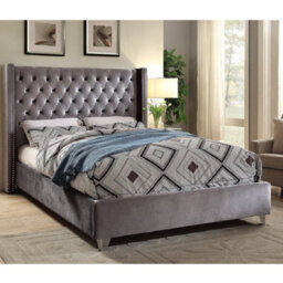 Stratus Interiors Admiral Wing Back Bed With Metal Studs - Doorstep Delivery Only Self Assembly - Super King - Standard Bed Frame - thumbnail 6