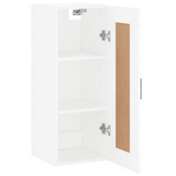 Berkfield Wall Mounted Cabinet White 34.5X34X90 Cm Engineered Wood - thumbnail 6