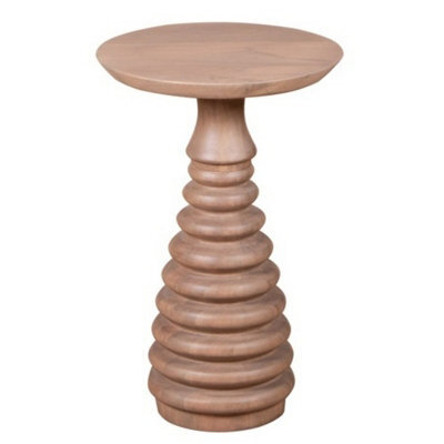 Buttercup Farm Valencia Side Table - Cane & Mango Wood - L35 X W35 X H55 Cm - image 1