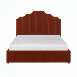 Flair Margot Ottoman Bed Burnt Orange Velvet Double - thumbnail 5