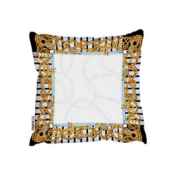 Andrew Lee Cushions - Scarf Gold Metal Objects (Cushion) / 60Cm X 60Cm - thumbnail 3