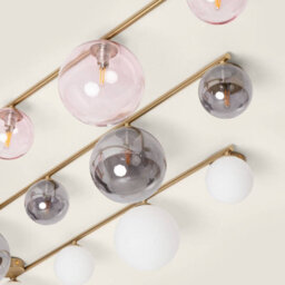 Edit Amatler 4 Light Flush Ceiling Light Pink - thumbnail 6