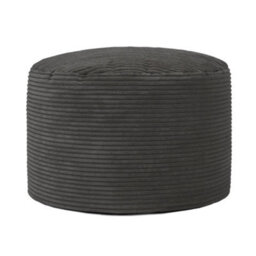 icon Milano Beanbag Footstool Corduroy Charcoal - thumbnail 3