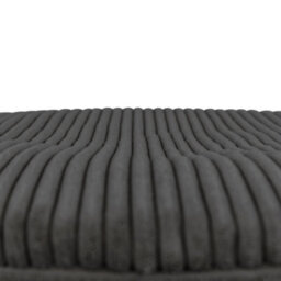 icon Milano Beanbag Footstool Corduroy Charcoal - thumbnail 6