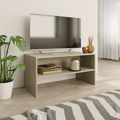 Berkfield Tv Cabinet Sonoma Oak 80X40X40 Cm Engineered Wood - image 1