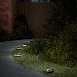 Walplus Solar Ground Lights With Ground Spikes Outdoor 4 Pcs Warm White - thumbnail 1