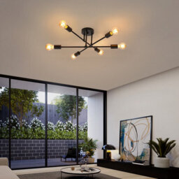 Heads Modern Light Chandelier Sputnik Ceiling 6 Lights Pendant Vintage Led - thumbnail 5