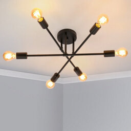 Heads Modern Light Chandelier Sputnik Ceiling 6 Lights Pendant Vintage Led - thumbnail 1