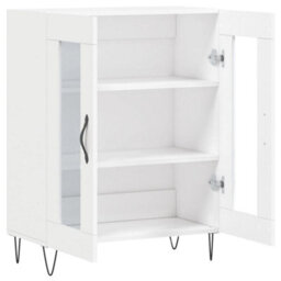 Berkfield Classic Sideboard White 69.5X34X90 Cm Engineered Wood - thumbnail 6