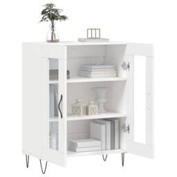 Berkfield Classic Sideboard White 69.5X34X90 Cm Engineered Wood - thumbnail 4