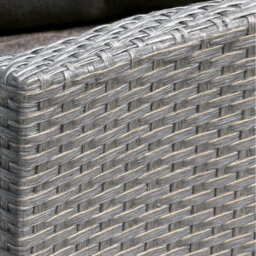 Mint Essentials Stockholm Outdoor Chaise Lounge Set With Armchair- Rattan Garden Removable Cushions - thumbnail 6