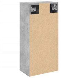 Berkfield Wall-Mounted Bathroom Cabinet Concrete Grey 32X20X67 Cm - thumbnail 6