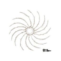 Samuel Alexander 50Cm Light Up Christmas Spinner Decoration With 128 Red And White Leds - thumbnail 7