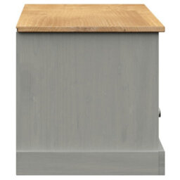 Berkfield Durable Tv Cabinet Vigo Grey 156X40X40 Cm Solid Wood Pine - thumbnail 6