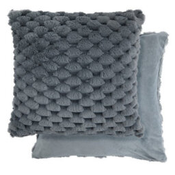 Leah Collection Deluxe Throw In Charcoal