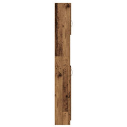 Walplus Bathroom Cabinet Old Wood 32X25.5X190 Cm Engineered Wood - thumbnail 5
