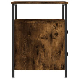 Berkfield Bedside Cabinets 2 Pcs Smoked Oak 44X45X60 Cm Engineered Wood - thumbnail 8