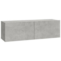Walplus 6 Piece Tv Cabinet Set Concrete Grey Engineered Wood - thumbnail 6
