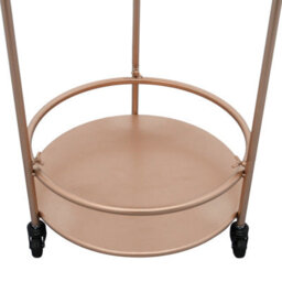 MonsterShop Rose Gold Drinks Trolley Bar Cart - Small - thumbnail 5