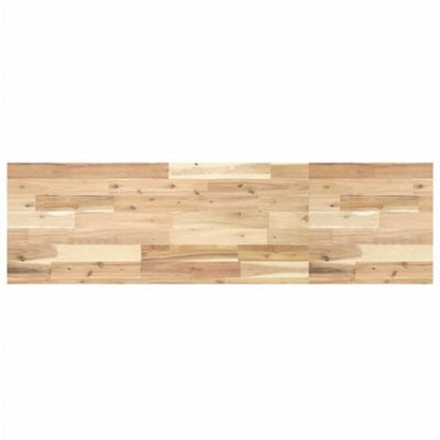 Berkfield Bathroom Vanity Top Untreated 140X40X4 Cm Solid Wood Acacia - image 1