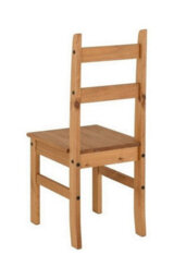 Seconique Corona Dining Set With 4 Chairs Distressed Waxed Pine - thumbnail 6