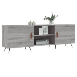 Berkfield Tv Cabinet Grey Sonoma 150X30X50 Cm Engineered Wood - thumbnail 3