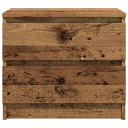 Berkfield Bedside Cabinet Old Wood 50X40X43.5 Cm Engineered Wood - thumbnail 4