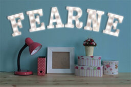 St Helens Home And Garden Battery Operated 3D Led Letter T Light - thumbnail 3