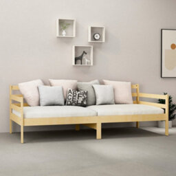 Vidaxl Day Bed Without Mattress Solid Wood Pine 90X200Cm - thumbnail 3
