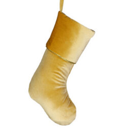 Dibor Gold Knightsbridge Velvet Xmas Gift Decoration Christmas Stocking For Kids - thumbnail 2