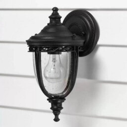 Feiss English Bridle 1 Light Exterior Wall Lantern, Clear Seeded Glass, Ip44 Rated, E27 Socket, 60W Max, Anti Corrosion - thumbnail 2