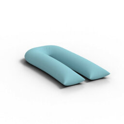 ARLinens 12Ft U Pillow With Free U Pillowcase Long Body Support For Orthopedic Pregnancy Nursing Support - thumbnail 4