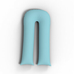 ARLinens 12Ft U Pillow With Free U Pillowcase Long Body Support For Orthopedic Pregnancy Nursing Support - thumbnail 2