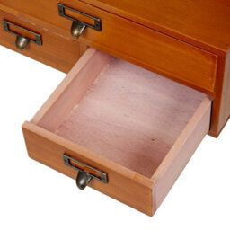 Wooden Desk Organizer Office Storage Box - thumbnail 4