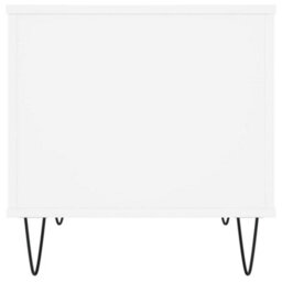 Berkfield Modern Coffee Table White 60X44.5X45 Cm Engineered Wood - thumbnail 7