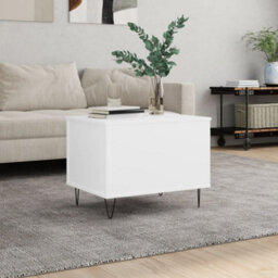 Berkfield Modern Coffee Table White 60X44.5X45 Cm Engineered Wood - thumbnail 2