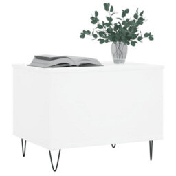 Berkfield Modern Coffee Table White 60X44.5X45 Cm Engineered Wood - thumbnail 4
